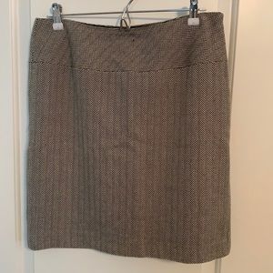 Michael Kors Brown and Tan Knee Length Skirt 10